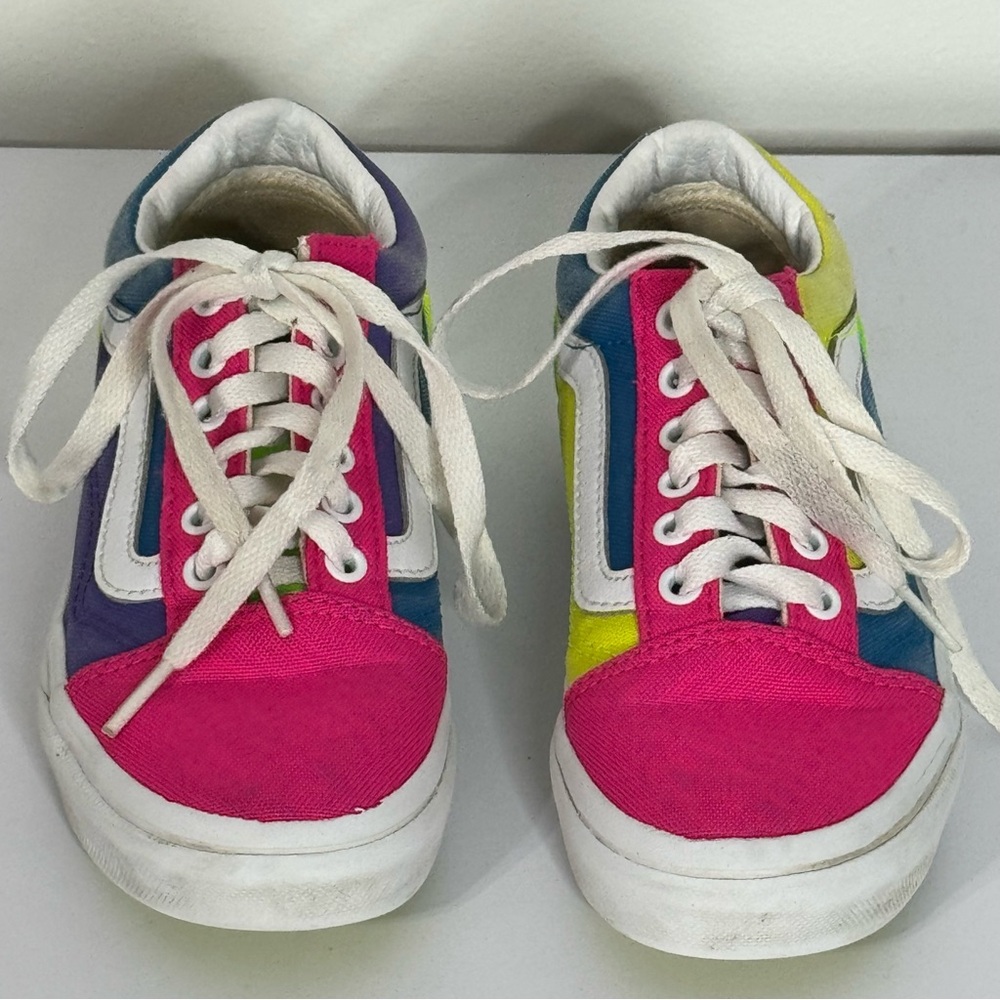 Vans Old School Colorway Neon Colors Kids Size 1